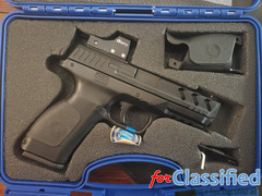 Girsan MC28 SA-T Carry Optics 9mm Full-Size Two-Tone Pistol with Red Dot