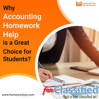 Why Accounting Homework Help is a Great Choice for Students?