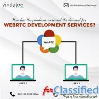 How has the pandemic increased the demand for WebRTC development services?