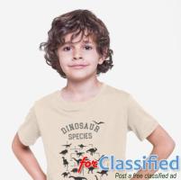 Dinosaur Species Kids’ Jersey T-Shirt