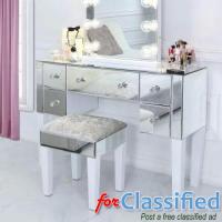 Effortless Beauty: Small Dressing Table with Ample Storage – Shop Now!