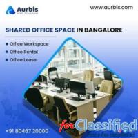 Shared Office Space for Rent in Bangalore - Aurbis.com