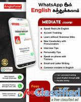 Anglofone: Online English Classes with expert tutors through WhatsApp