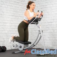 Premium Gym Equipment for Sale: Abdominal Crunch Machine & Woodway Treadmill