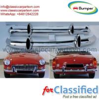 MGB bumpers with rubber on over riders