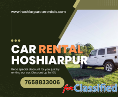 Self Drive Car Rental in Punjab Hoshiarpur Car Rentals