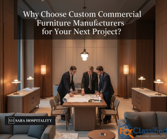 Why Choose Custom Commercial Furniture Manufacturers for Your Next Project?