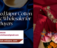 Trusted Jaipur Cotton Fabric Wholesaler for Bulk Buyers