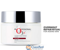 Overnight Repair Night Cream for Women By O3+ Suitable for Dry And Oily Skin