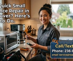 Washer, Dryer & Dishwasher Repair Vancouver | Book Today
